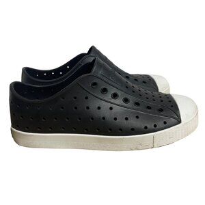 Native Jefferson Kids Slip On Shoes Size J3 Jiffy Black EVA Lightweight